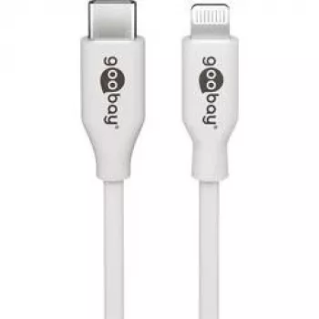 Goobay 39446 USB kabelis USB 2.0 USB-C spraudnis Apple Lightning spraudnis 1m
