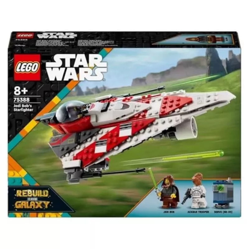 LEGO Star Wars Jedi Bob's zvaigžņu iznīcinātāja būvēšanas komplekts 75388