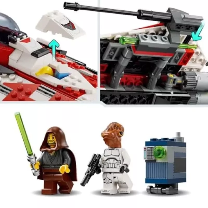 LEGO Star Wars Jedi Bob's zvaigžņu iznīcinātāja būvēšanas komplekts 75388