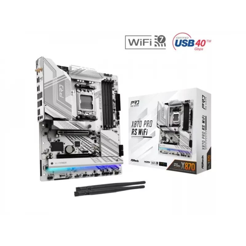 Mātesplate ASRock X870 Pro RS WiFi AM5 ATX