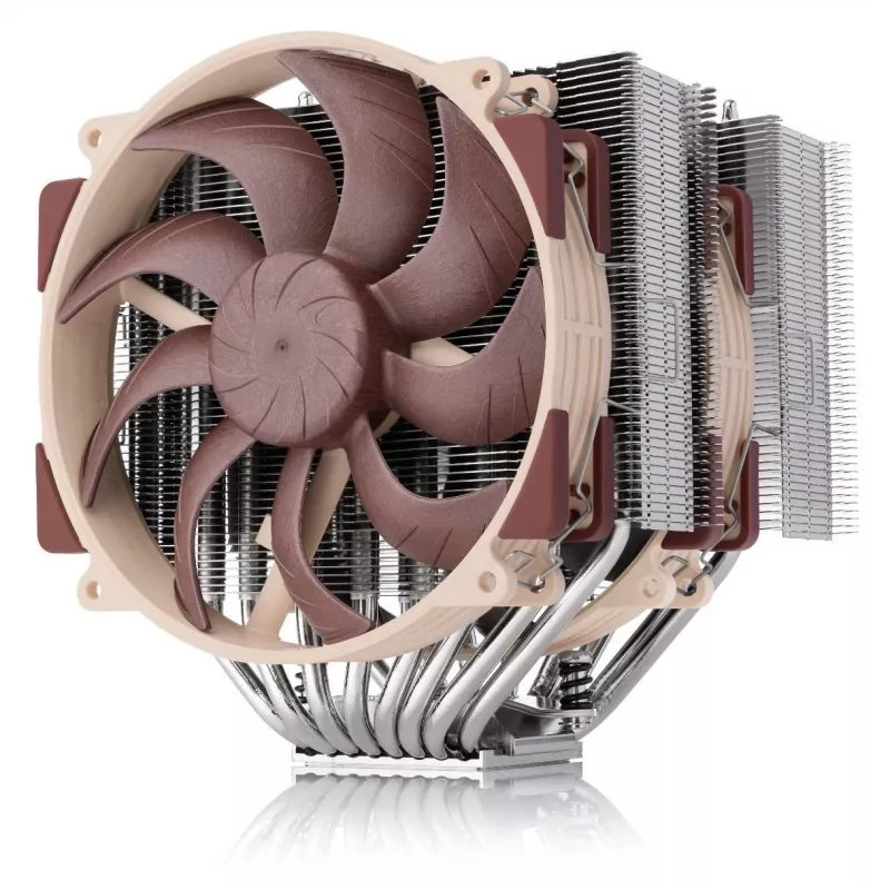 Gaisa dzesētājs Noctua NH-D15 G2 — divu ventilatoru 140 mm CPU dzesētājs, varš, 12 V, 1500 RPM max, saderīgs ar LGA 1150/1151/1155/1156/1200/1700 un AM4/AM5