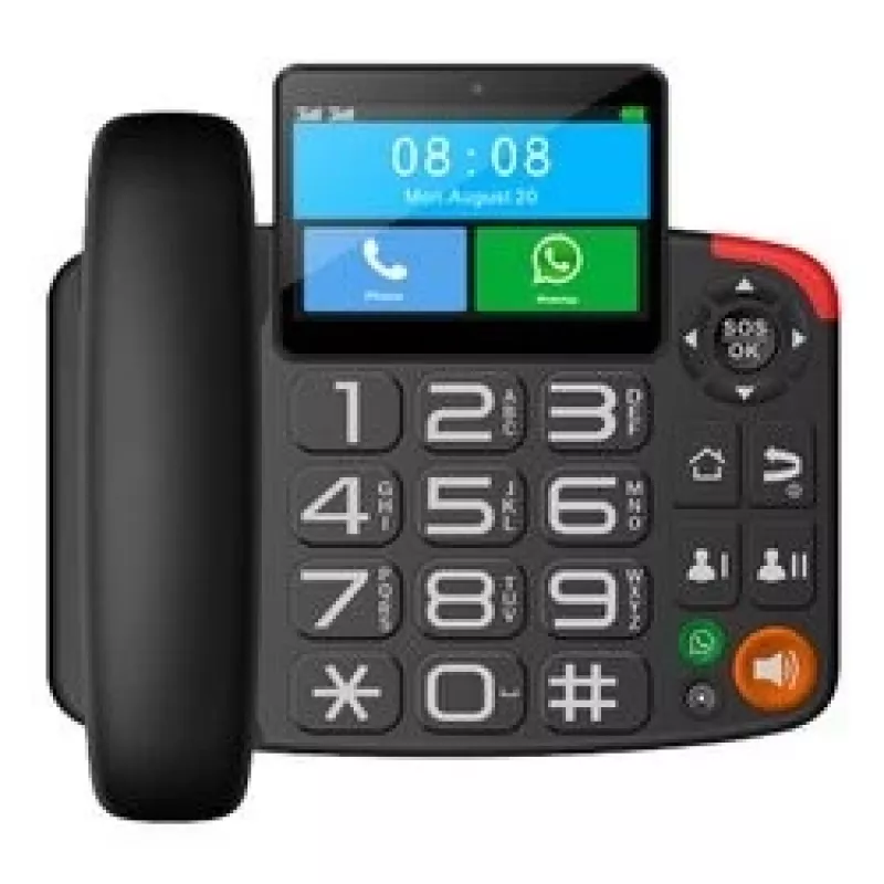 MAXCOM MM42D SE 4G VOLTE VoWiFi SIM galda telefons