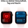 APPLE Watch Series 10 GPS 42mm Rožu Zelta Alumīnija Korpusā ar Light Blush Sport Siksniņu - S/M