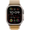 Apple Watch Ultra 2 GPS + Cellular 49mm dabīga titāna korpuss ar Alpu siksniņu - vidējs (MX4F3FD/A)