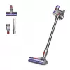 Dyson V8 Advanced 2-in-1 putekļsūcējs ar akumulatoru, bezmaiss, niķelis, sudrabs