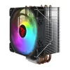CPU gaisa dzesētājs SAVIO SAVGCOVORTEXX2ARGB ar 4 siltuma caurulēm, 120mm ARGB ventilators, melns
