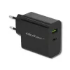 Barošanas adapteris QOLTEC 51717 45W 20V 3A AC iekštelpu lādētājs viedpulkstenim, melns