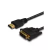 Savio CL-139 DVI-D uz HDMI kabelis 1.8m melns