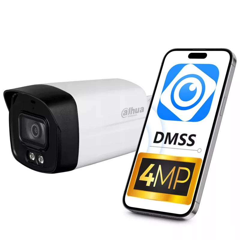 Dahua Technology 4MP Entry Smart Dual Light Fiksēta fokusa Bullet tīkla kamera