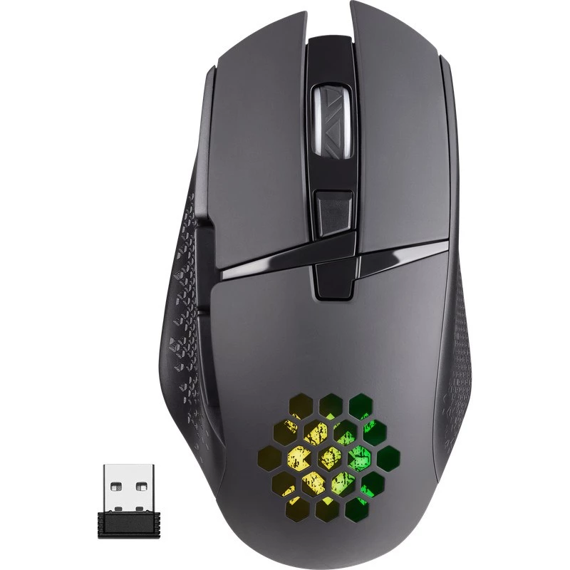 Defender GLORY GM-514 Bezvadu spēļu pele, optiskā, 3200 DPI, labā roka, melna
