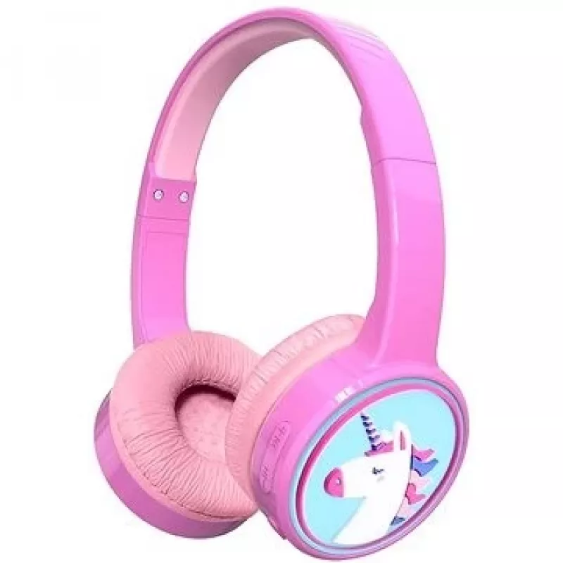 Denver BTH-106P austiņas/headset Vadu & Bezvadu galvas saite Zvaniem/Mūzika Bluetooth Rozā