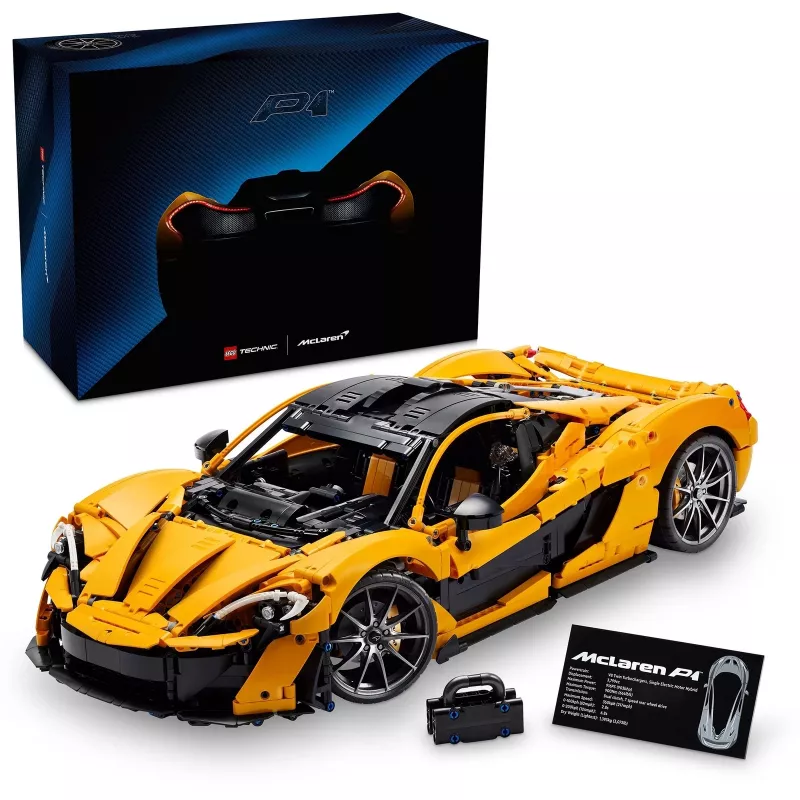 LEGO Technic 42172 McLaren P1 Modelu Auto Komplekts Pieaugušajiem