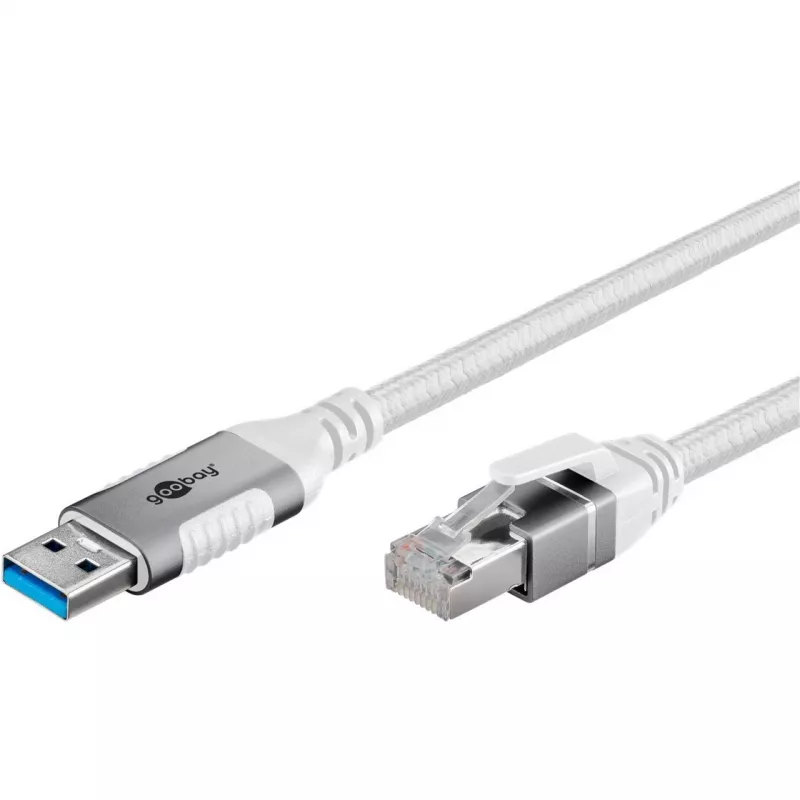 Goobay 74157 - USB 3.0 tipa A Gigabit Ethernet tīkla adaptera kabelis, 1 m