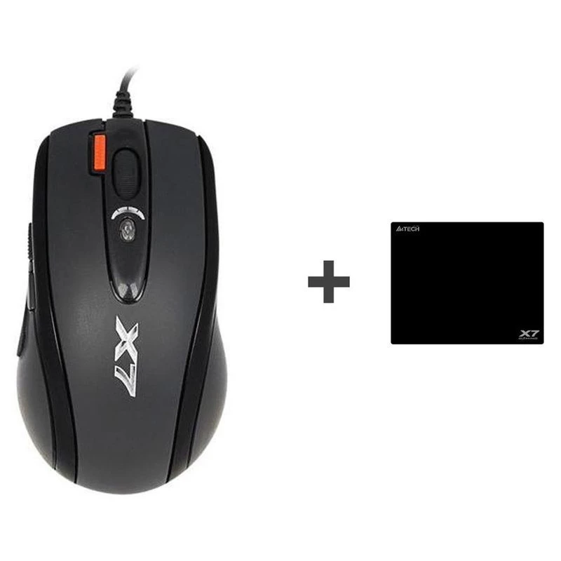 A4Tech X-Game X-7120 spēļu pele, 2000 DPI, melnā krāsā
