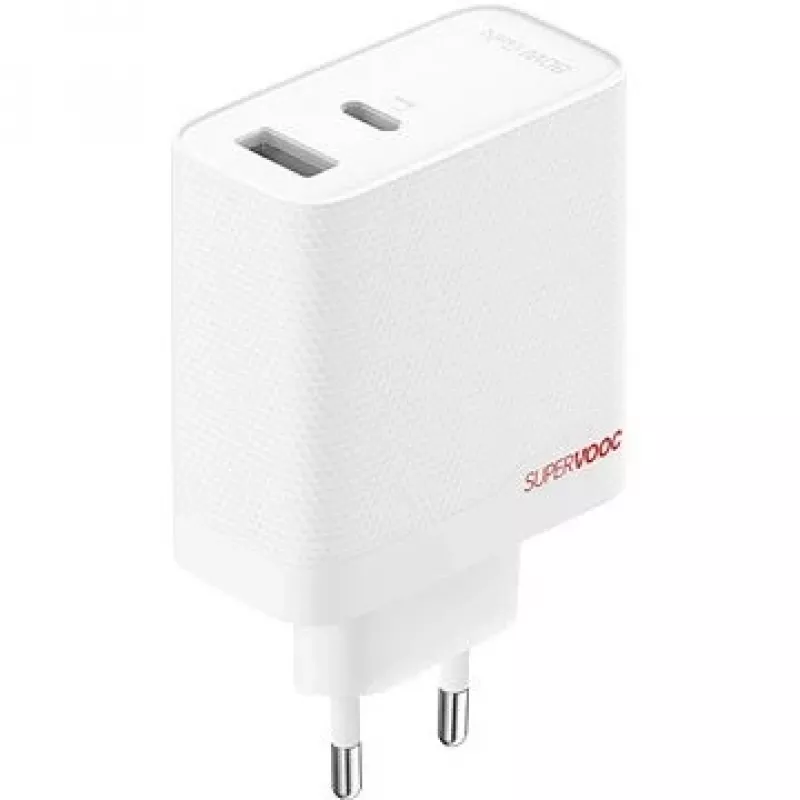 OnePlus 80W Strāvas adapteris Type-C + Type-A