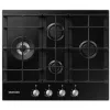 Samsung NA64H3030BK Iebūvējamā gāzes plīts virsma, melna, 60 cm, 4 degļi