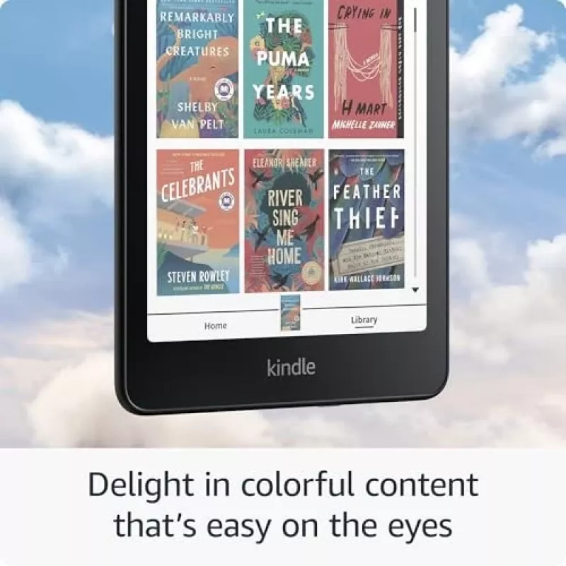Amazon Kindle Colorsoft Signature Edition (2024) e-grāmatu lasītājs 7 collu, 32 GB, Wi-Fi, bezvadu uzlāde, Metallic Black