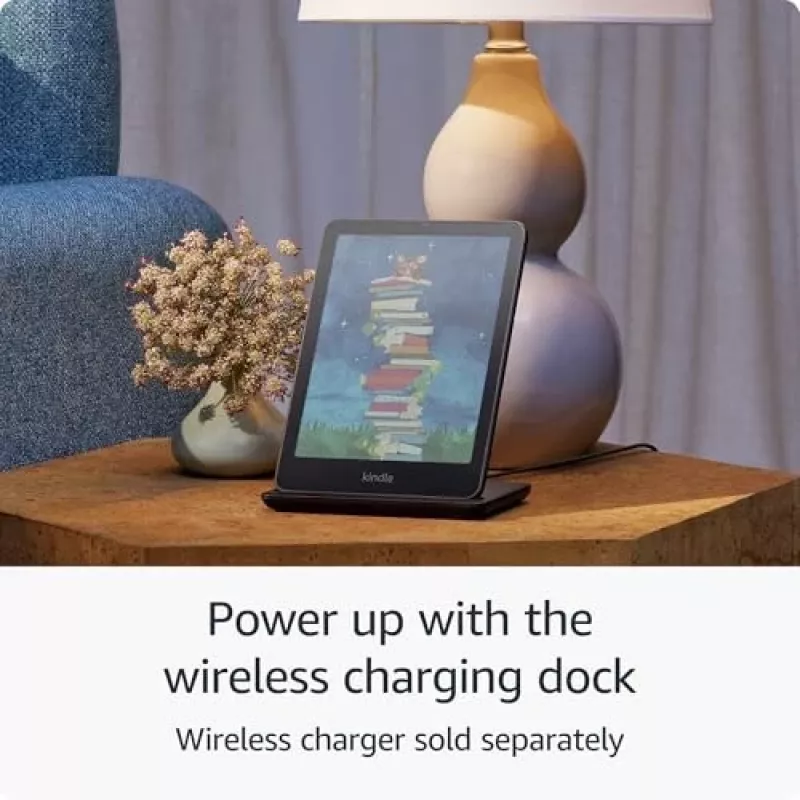 Amazon Kindle Colorsoft Signature Edition (2024) e-grāmatu lasītājs 7 collu, 32 GB, Wi-Fi, bezvadu uzlāde, Metallic Black