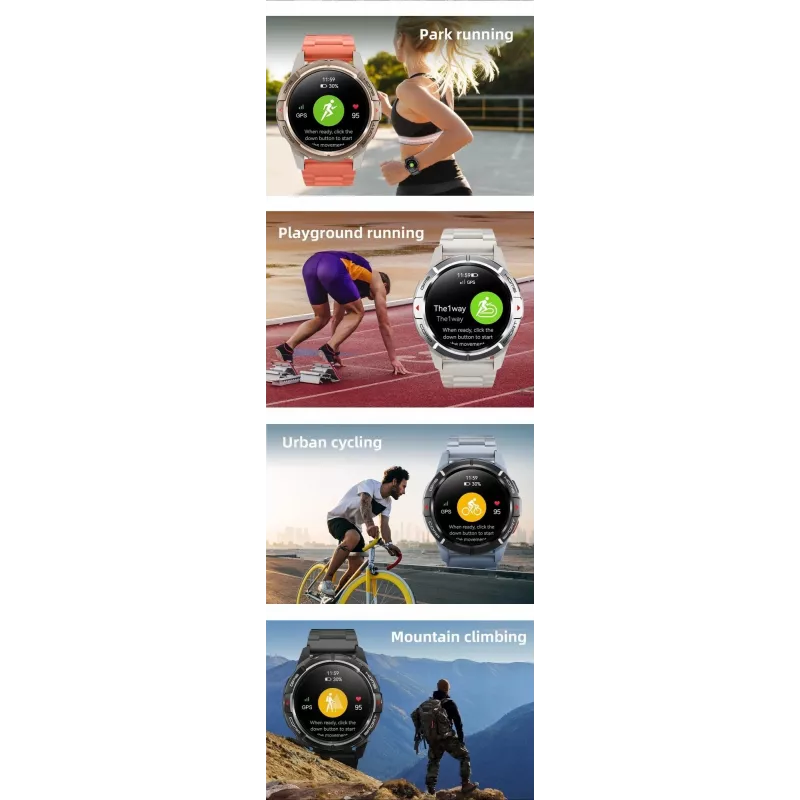 Viedpulkstenis Mibro GS Active (Pelēks)