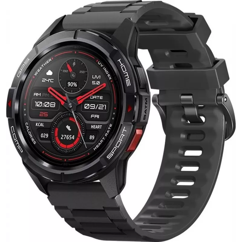 Mibro GS Active viedpulkstenis (Melns)