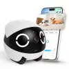 Enabot ROLA Mini robots mājdzīvnieku biedrs ar lāzeru, 5000 mAh, balts/melns