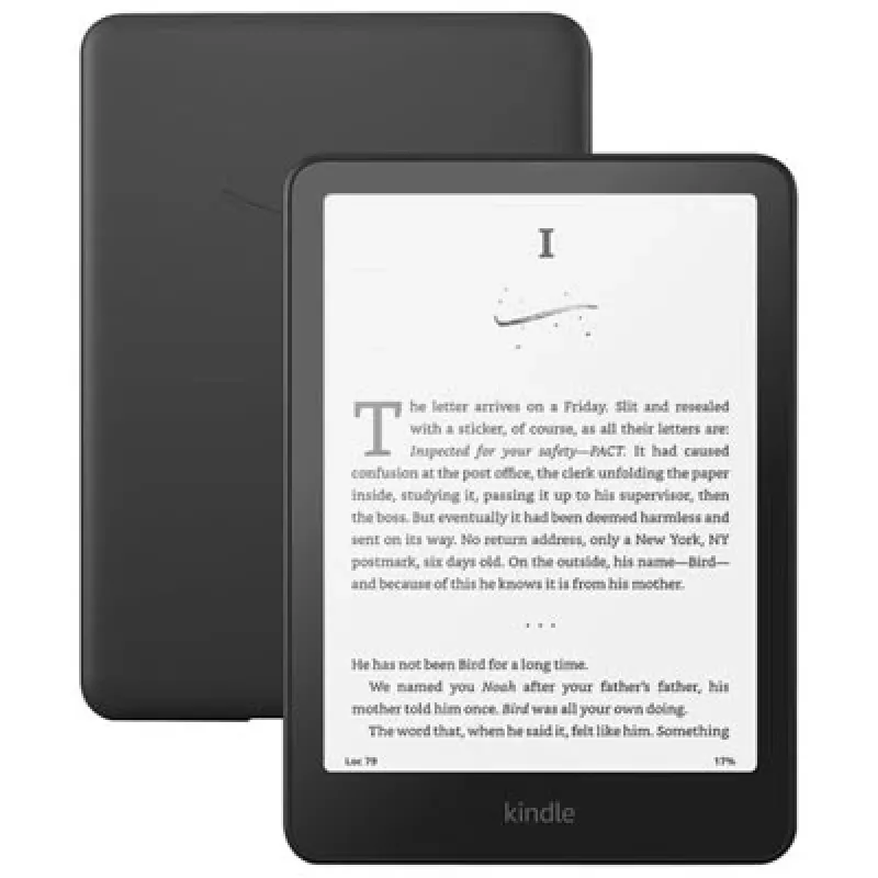 Amazon Kindle Paperwhite 12. paaudzes (2024) B0CFPWLGF2 elektroniskā grāmatu lasāmierīce, 7 collu, 16 GB, Wi-Fi, USB-C, IPX8, bez reklāmām, melna