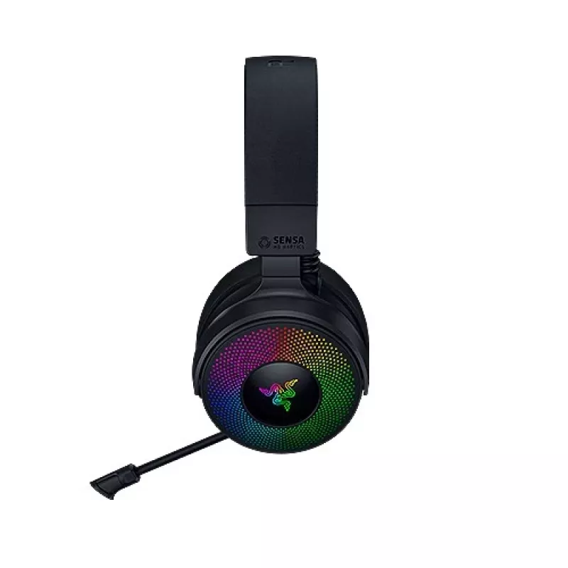 Razer Kraken V4 Pro austiņas Vadu & Bezvadu galvas saite Spēlēm USB Type-A Bluetooth Melns
