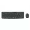 Logitech MK235 Izturīgs bezvadu tastatūras un peles komplekts pelēks