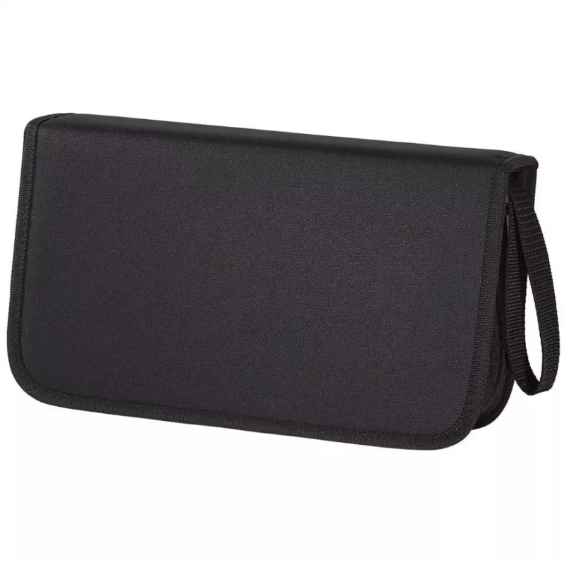 Hama Nylon Wallet 104 CD, 104 diski, Melns, Nylon