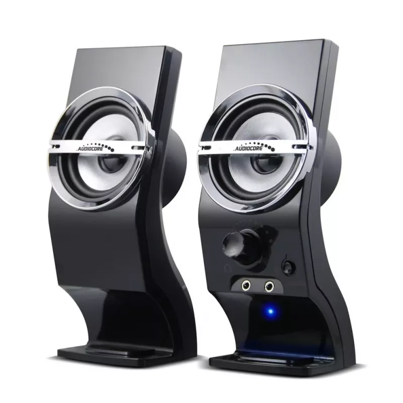 Audiocore AC805 stereo skaļruņi 2.0 PC 6W melni