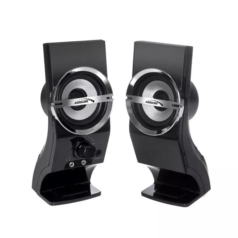 Audiocore AC805 stereo skaļruņi 2.0 PC 6W melni