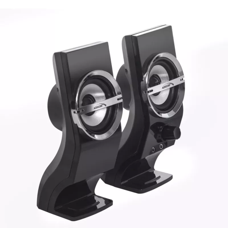 Audiocore AC805 stereo skaļruņi 2.0 PC 6W melni