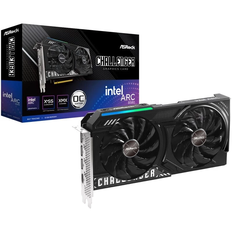 ASRock Challenger Intel Arc B580 12GB OC grafikas karte