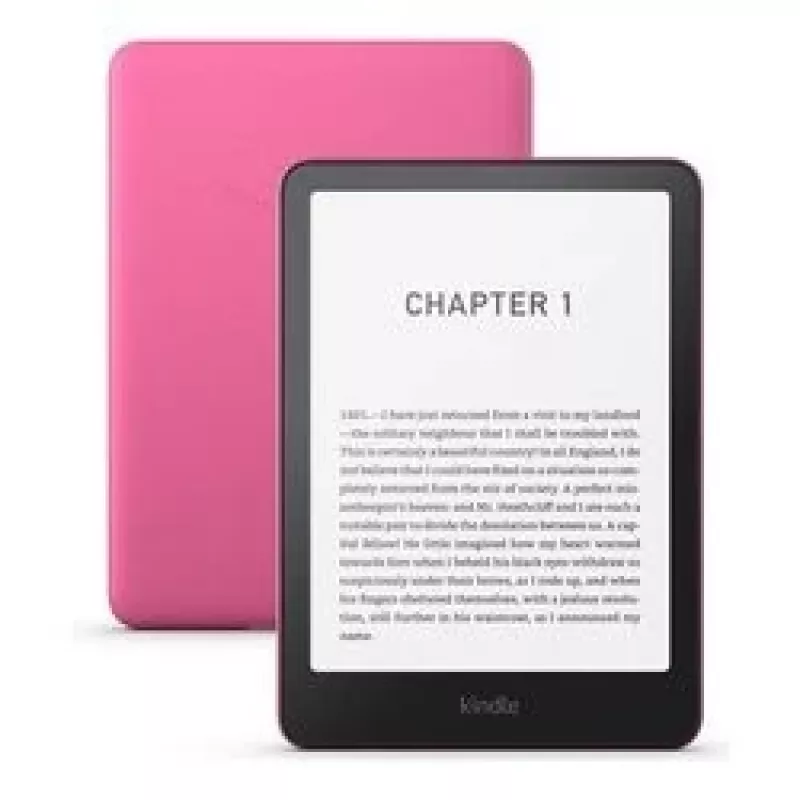 E-grāmatu lasītājs Amazon Kindle Paperwhite, 12. paaudze, 16 GB, 7 collu ekrāns, ar reklāmām, aveņsarkans, B0CFPR32B1