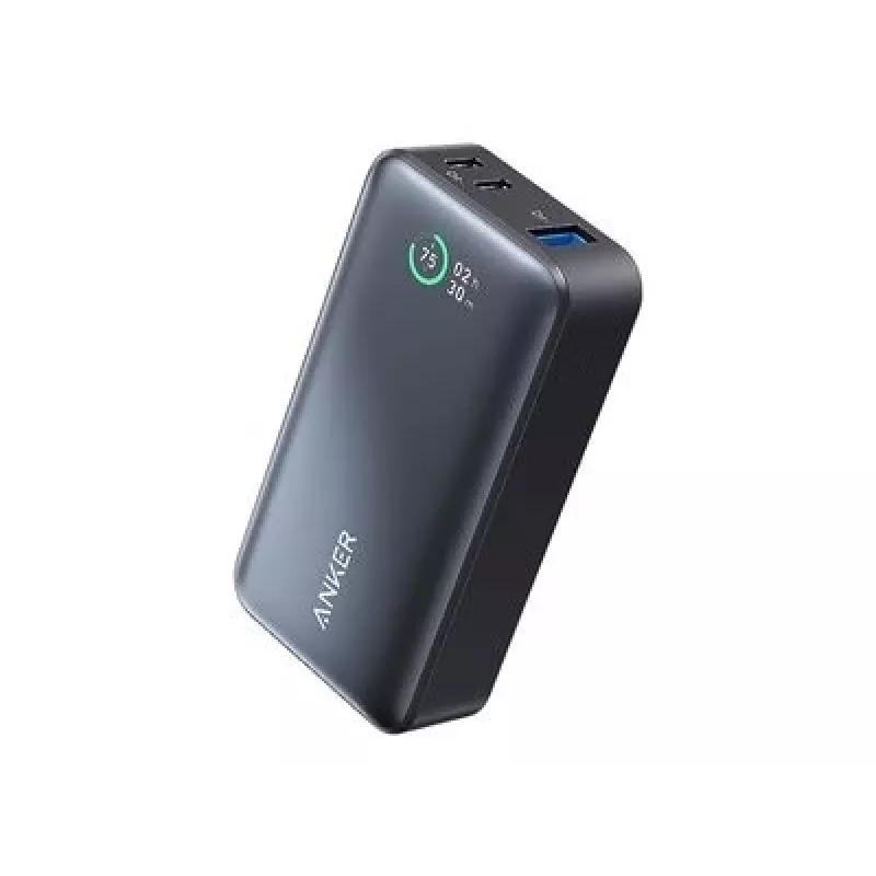Anker PowerCore 533 - Powerbank - 10000 mAh - 30 W - 3 A (USB-C) - Melns (A1256G12)