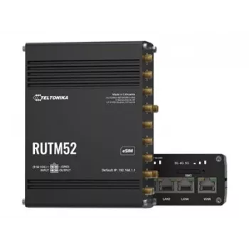 5G LTE Divu Modemu Maršrutētājs Teltonika Networks RUTM52 (ES)