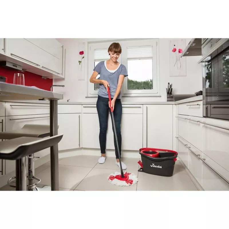 Mop galviņa Vileda Turbo 2in1 Sarkanbalta