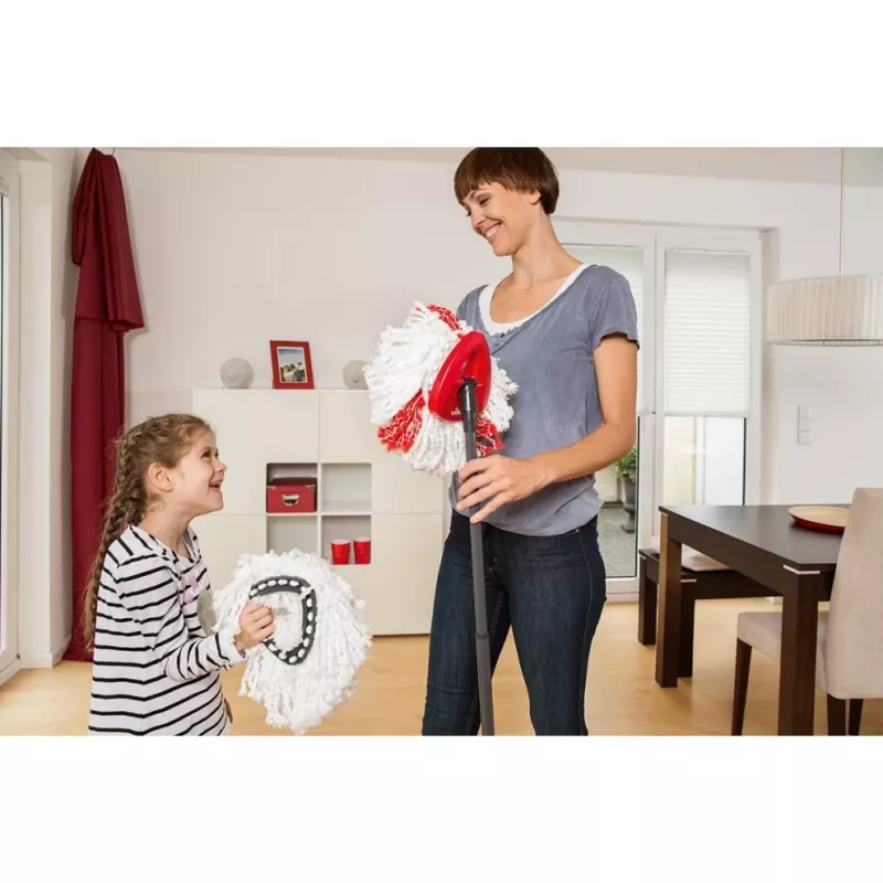 Mop galviņa Vileda Turbo 2in1 Sarkanbalta