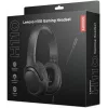 Lenovo H110 spēļu austiņas GXD1P46879, vadu, 3,5 mm, iebūvēts mikrofons, 50 mm skaļrunis, 50 Hz-20 kHz, 32 Ω, melnas