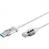 Goobay Ethernet vads USB-A 3.0 uz RJ45 Slim 1 m (74377)