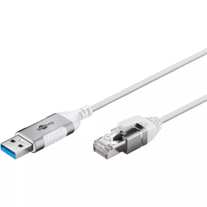 Goobay Ethernet-Cable USB-A 3.0 uz RJ45 Slim 5 m (74381)