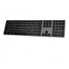 Bezvadu tastatūra Matias FK418BTLB-UK — alumīnija, izgaismota, kosmosa pelēka