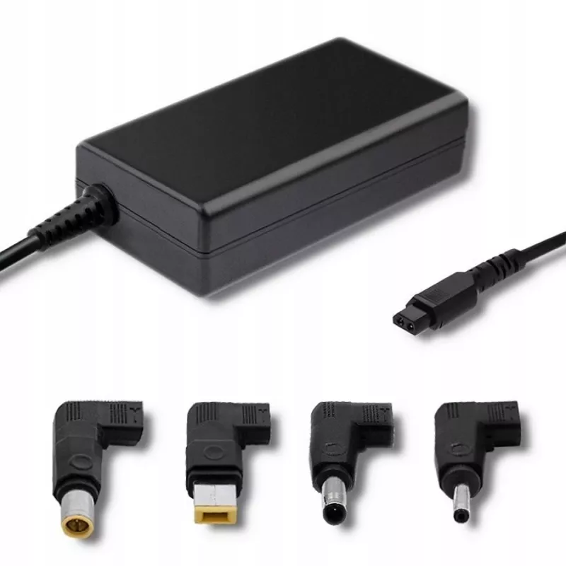Barošanas adapteris QOLTEC 51761 iekštelpu 65W AC-DC 220–240V 50–60Hz melns, 1.7m kabelis