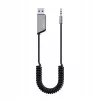Savio TR-16 Bluetooth raidītājs AUX adapteris ar brīvroku funkciju, Bluetooth 5.3, Google Assistant/Siri