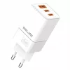 Beline sienas lādētājs 2x USB-C 1x USB 65W Balts (tikai galviņa) PD 3.0 QC
