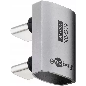 USB-C pagarinātājs Goobay 74446 Sudraba/Niķeļa/Zelta kontakti