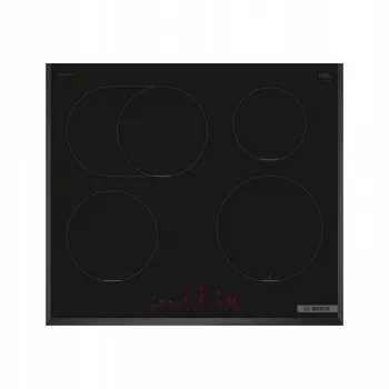 Indukcijas plīts virsma Bosch PIF651HC1E, 60 cm, 4 zonas, skārienvadība, melna, 7400 W