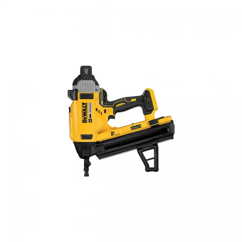 DeWALT DCN890N-XJ XR 18 V bezvadu naglu pistole betonam, bezsuku motors, slīpa magazīna, naglas 13–57 mm, Ø 2,6 mm, bez akumulatora, melna/dzeltena