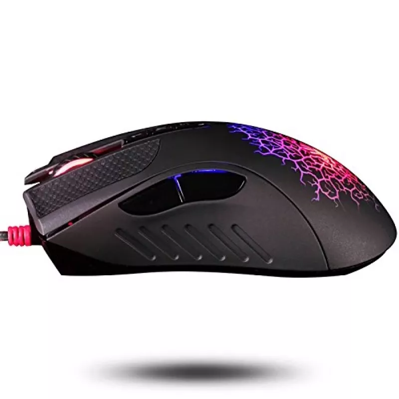 BLOODY A90 Gaming pele, labā roka, USB-A, optiskā, 6200 DPI