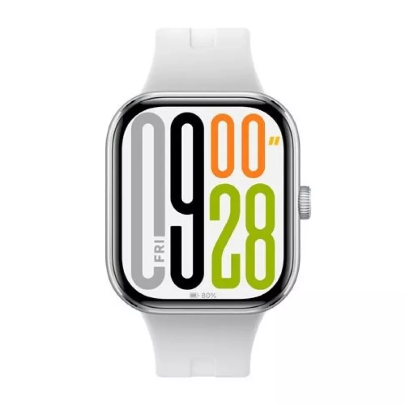 Viedpulkstenis Xiaomi Watch 5 Sudrabs, 2,07 collu (5,26 cm) AMOLED, 47,5 mm korpuss, TPU siksniņa, 5 ATM, 24 dienu akumulators